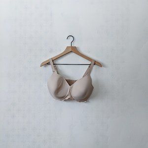 Chantelle 32DDDD Nude Bra with Lace Bottom